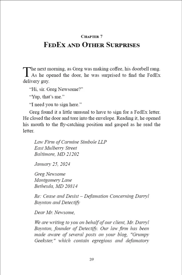 Adobe InDesign: Fiction Novels layout example 5