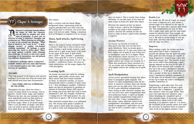 Adobe InDesign: RPG Guide Books layout example 2