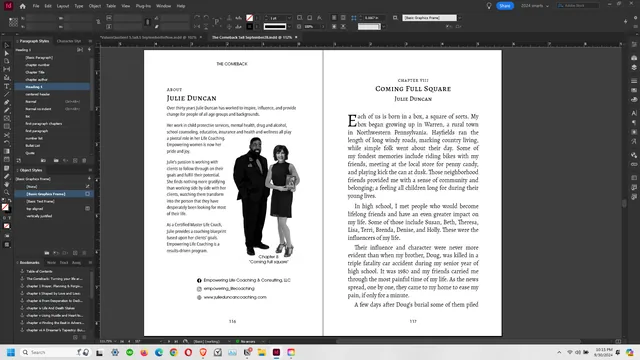 Adobe InDesign: Business Books layout example 4