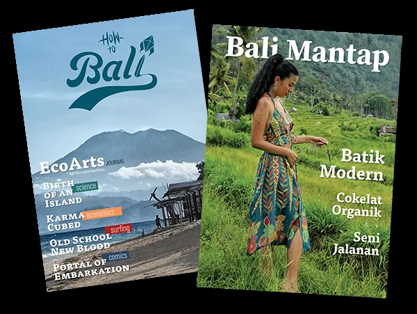 How To Bali / EcoArts Journal magazine spread